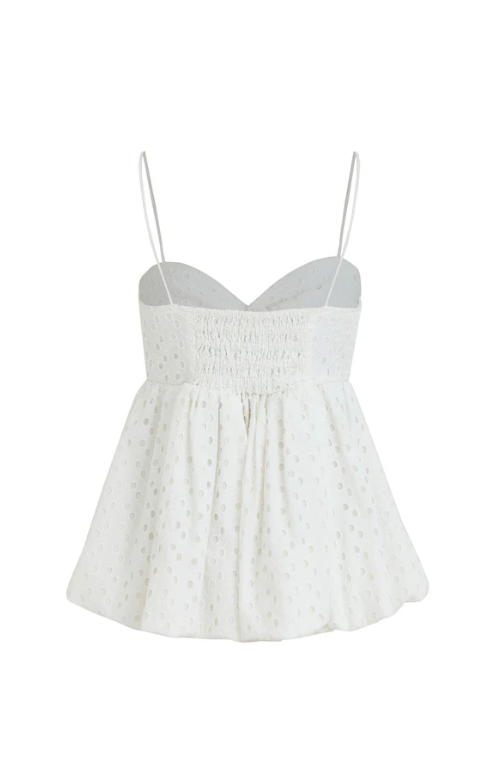Kala Blouse white eyelet